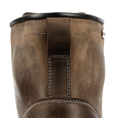 Oxford Hardy Men Short Leather Waterproof Boots Brown Boot